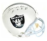 George Blanda, Oakland Raiders Official Riddell Pro Line Autographed Authentic Full Size Football Helmet - Signed "HOF 81"