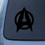 STAR TREK TNG - Vinyl Decal Sticker #A1107 | Vinyl Color: Black