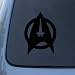 Automotive : STAR TREK TNG - Vinyl Decal Sticker #A1107 | Vinyl Color: Black