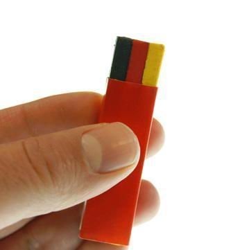 Schminkstift Deutschland Schminke in Schwarz Rot Gold EM 2012