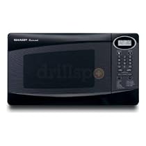 Sharp R-230KK 800-Watt 4/5-Cubic-Foot Compact Microwave, Black
