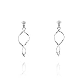 Boucles dOreilles à Clips de Basics Argent Massif Spirale