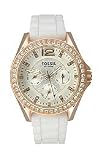 Fossil Riley Multifunction Rose-gold-tone Silver Dial Women's watch #ES2810