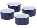 Emile Henry 6-Ounce Ramekin, Set of 4, Azure Blue