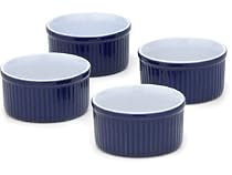 Emile Henry 6-Ounce Ramekin, Set of 4, Azure Blue