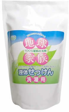 地球家族 洗濯用液体せっけん 詰替用 500ml