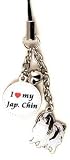 Japanese Chin Dog Cell Phone Charm