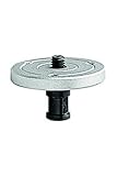 Manfrotto 208 Adapterplattform 1 cm (3/8 Zoll) mit Bolzen 1,6 cm (5/8 Zoll)
