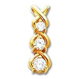 14k AA Diamond chain slide
