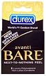 Durex Avanti Bare Sensation #30252 Next - To - Nothing Feel - 3 Per Pk X 6 Packs