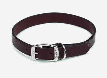 C LTH OAK TANNED COLLAR 1 2