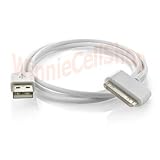 White USB Data Cable for iPhone 3G, 2G, iPod Nano, iPod Touch, iPod Classic