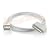White USB Data Cable for iPhone 3G, 2G, iPod Nano, iPod Touch, iPod Classic