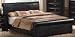 Queen Size Bed with Frame - Black Finish