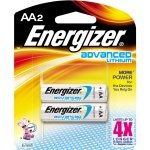 Energizer AA Advanced Lithium Battery Retail Pack - 2-Pack
