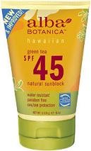 Hawaiian Green Tea SPF 45 Sunscreen - 4 oz - Liquid