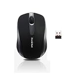 TeckNet Wireless Mouse - Souris - optique - sans fil - 2.4 GHz - r�cepteur sans fil USB Nano - Noir