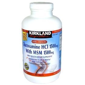 Kirkland Signature Glucosamine HCI 1500 mg with MSM 1500 mg - 375 Tablets