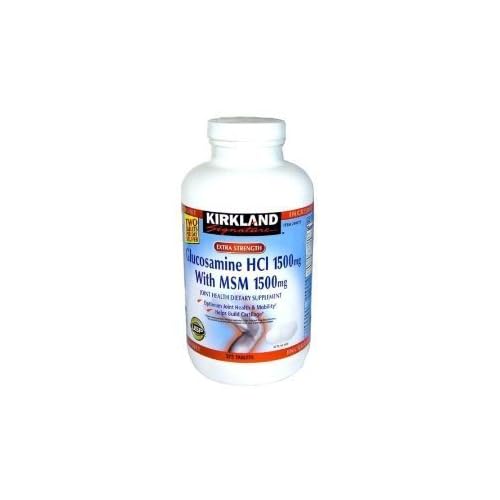 Kirkland Signature Extra Strength Glucosamine Hci 1500mg with Msm