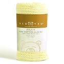 Bed Ted Cotton Cellular Blanket, Lemon, Pram