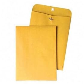 New-Quality Park 37898 - Clasp Envelope, 10 x 15, 28lb, Light Brown, 100/Box - QUA37898