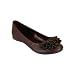 SODA Slip On Flats Brown