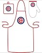 Chicago Cubs Grilling Apron Set - Baseball Sports Merchandise