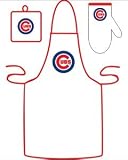 Chicago Cubs Grilling Apron Set - Baseball Sports Merchandise