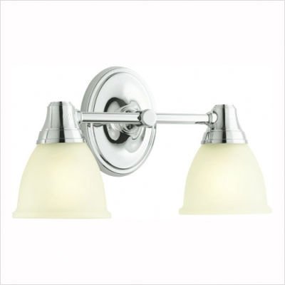 Kohler K-11366-G Transitional Double Wall Sconce for Forte Faucet Line, Brushed Chrome