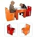 Solid & Durable Children Kids Table & 2 Chair Set