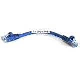 0.5FT Cat5e 350MHz Network RJ45 Network Cable - Blue