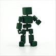 Stikfas Cuboyds Series 2 Action Figure - Forest Green