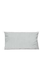 biberna Kopfkissenbezug "Biberna" Gots Bio-Satin Bettwäsche "Streifen" grau 80 X 40 cm (Gris)