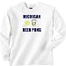Michigan Beer Pong Long Sleeve T-Shirt