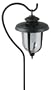 Moonrays 91398 Balletto Style Solar Powered Hanging Plastic Path Light