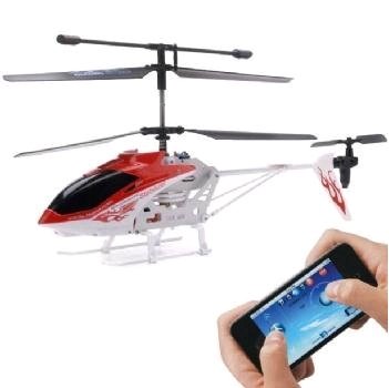 iSuper iHeli-007 Helicopter Controlled by iPhone/iPad/iPod Touch (Small Red Model)