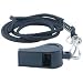 Champion Sports Medium-Weight Plastic Whistle and Lanyard