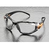 Elvex GG-40C-AF Go-Specs Safety Glasses, with Clear Hard Coated Polycarbonate Lenses & Graphite Frame