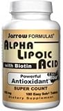Alpha Lipoic Acid ( 180 Easy-Solv Tabs 100 mg ) ( Powerful Antioxidant ) Jarrow Formulas