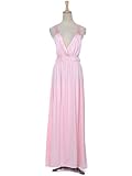 Anna-Kaci S/M Fit Cream Pink Floral Knit Back Roman Goddess Influenced Dress