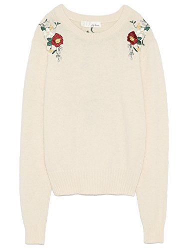 (リリーブラウン)Lily Brown 刺繍ニットプルオーバー