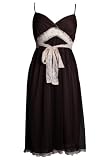 MY EVE Short Lace Cocktail Dress Summer Gown For Ladies Women Brown