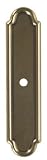 AMEROCK CORP BP3444-BB HARMONY KNOB BACKPLATE 3-11/16 - BURNISHED BRASS FINISH