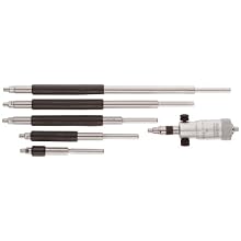 Starrett 124A Solid-Rod Vernier Inside Micrometers Set, 2-8" Range, 0.001" Graduation, +/-0.0001" Accuracy, Without Case