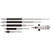 Starrett 124A Solid-Rod Vernier Inside Micrometers Set, 2-8" Range, 0.001" Graduation, +/-0.0001" Accuracy, Without Case