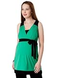 Motherhood Maternity: Sleeveless Sash Belt Maternity Tunic