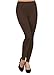 Fashion MIC Premium Heavy Weight Fleece Lined Legging - Many Color (One Size, Coffee)