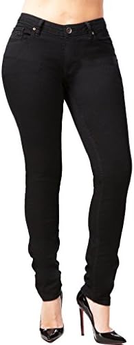PZI Jeans Women'S BRANDI BLACK SKINNY JEAN Long 10 BLACK