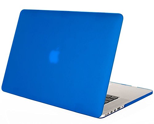Macbook Pro 13 with retina case , SAPRKS 2 in 1 Soft-touch Ultra Slim Lightweight Plastic Hard Case Cover for Macbook Pro 13 with retina case " (A1425/A1502) + Matching Keyboard Skin for Macbook Pro 13 inch with retina display (Dark Blue)