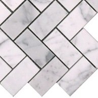 Carrara Venato Honed Herringbone (Sample)